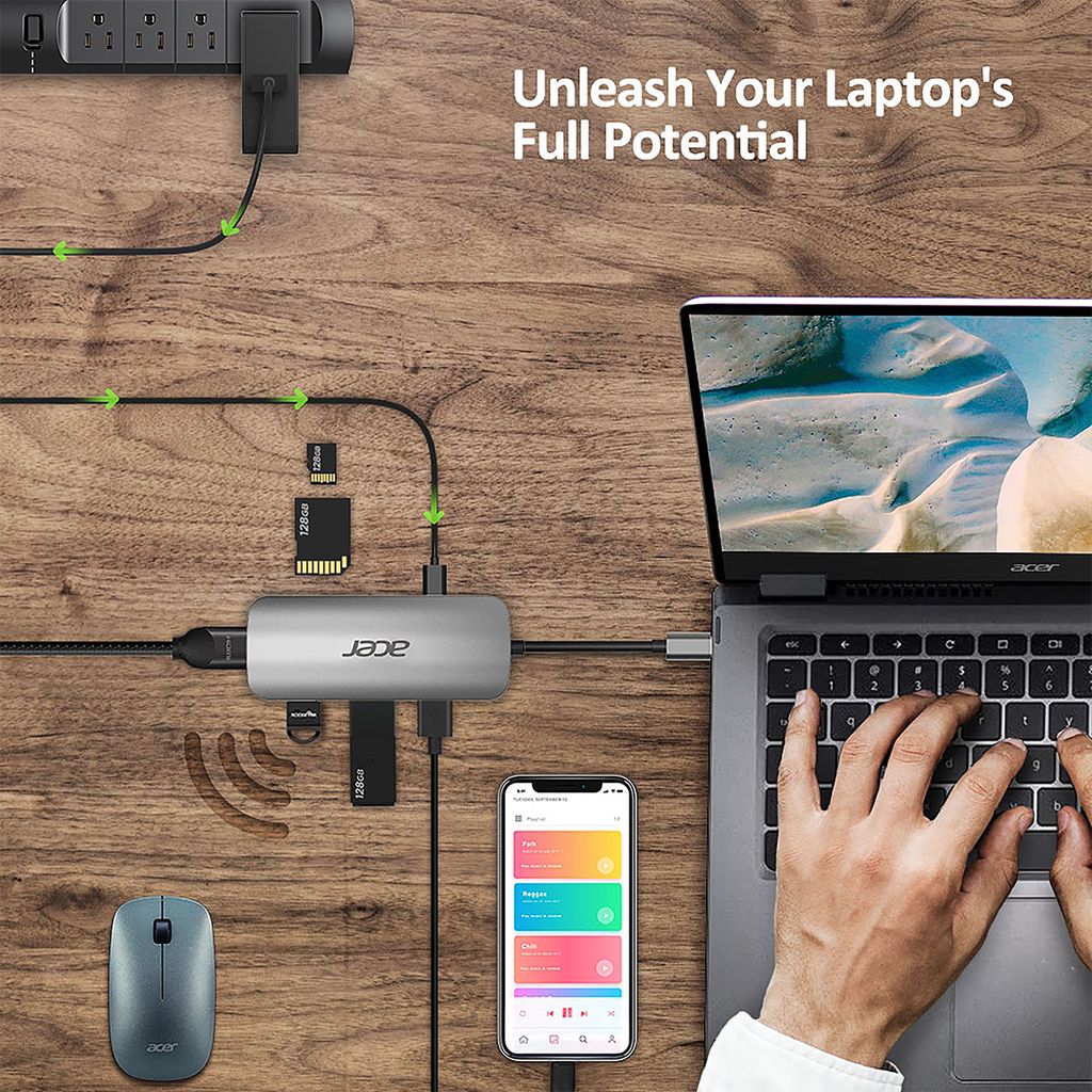 Acer USB-C 7-i-1 Adapter