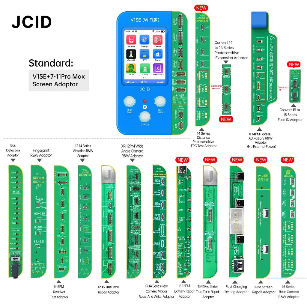 JCID V1SE Programmer For True Tone Battery Face ID Camera Repair