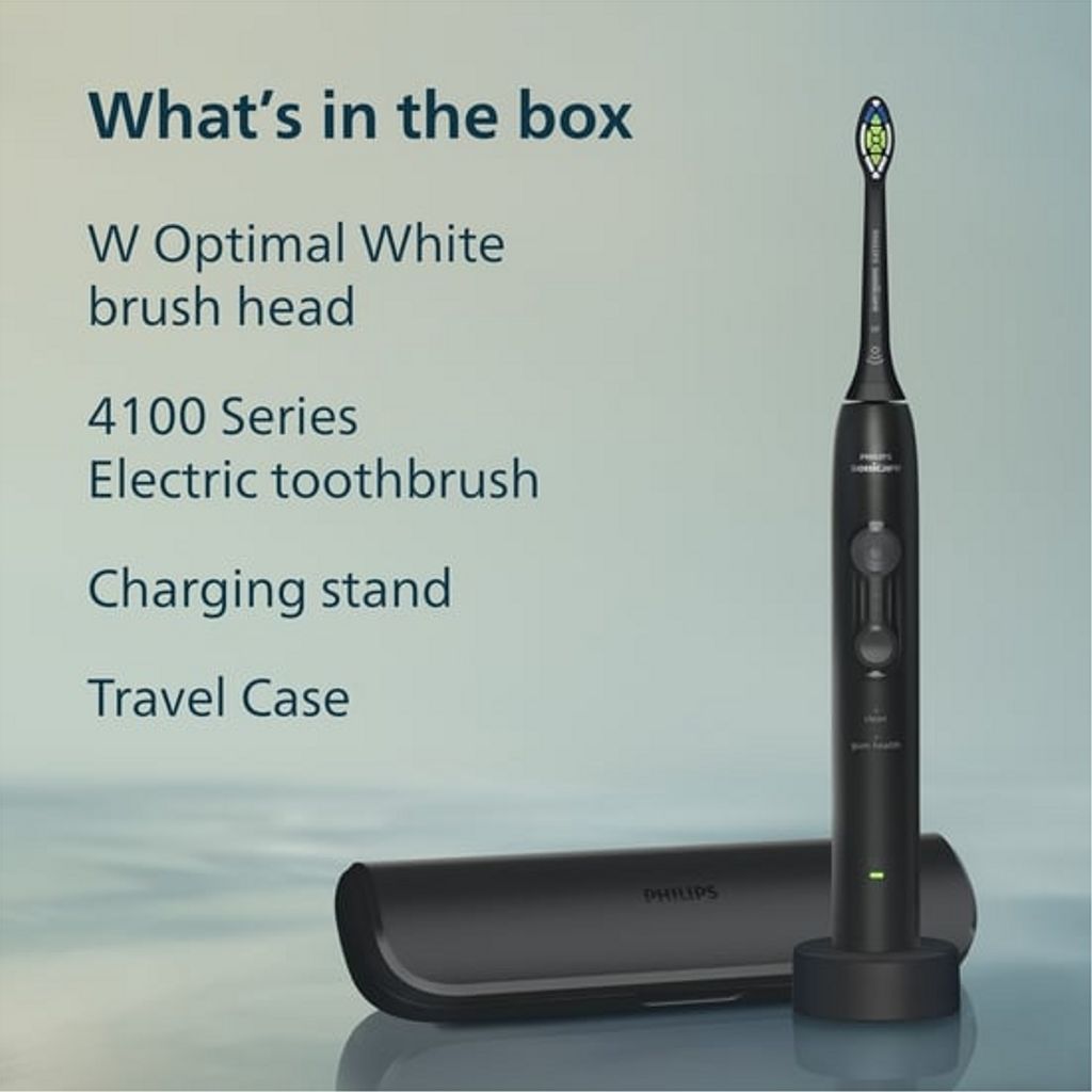 Philips Sonicare eltandborste 4100 Series HX4043/52 – svart