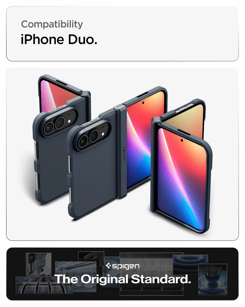 Spigen Tough Armor Pro MagFit Skal till iPhone Duo - Metal Slate