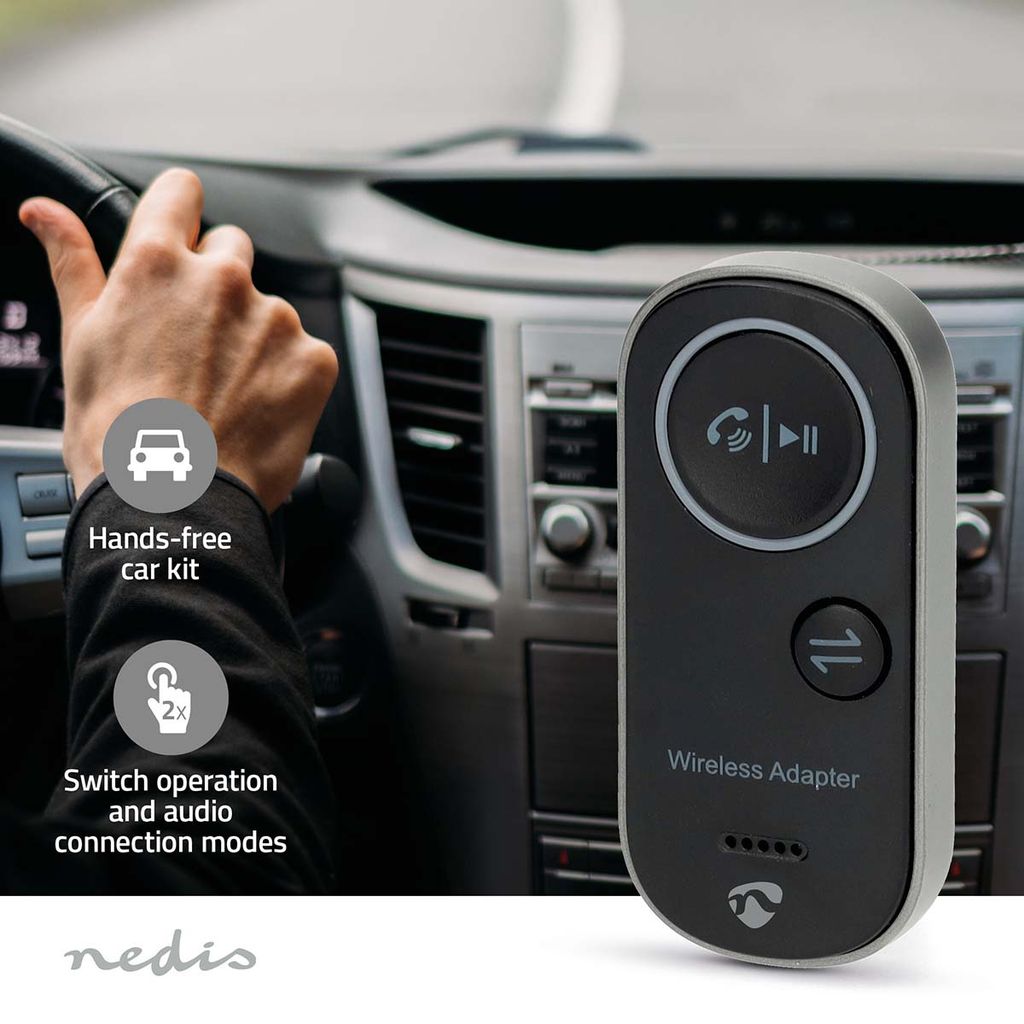 Nedis Bluetooth Transceiver USB-C/3.5mm AUX med Flygplansadapter