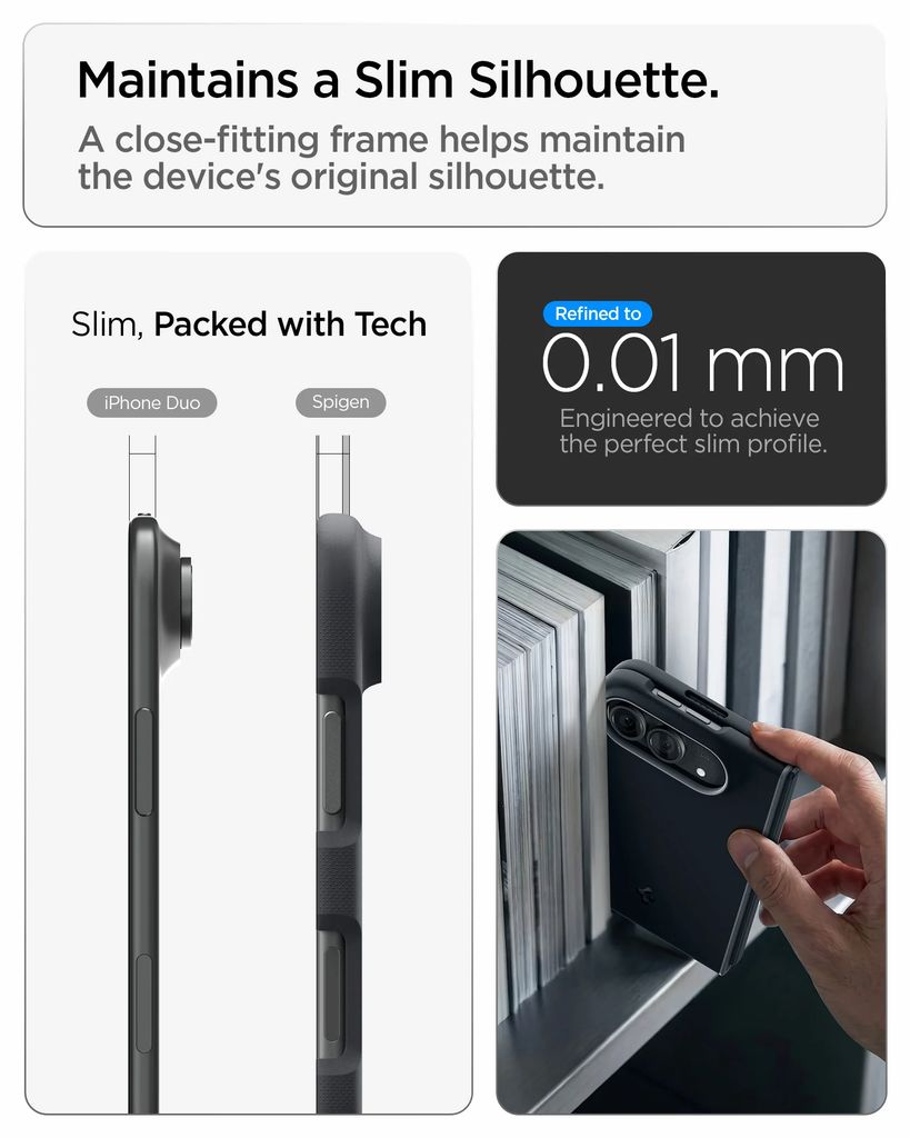 Spigen Nano Pop MagFit Skal till iPhone Duo - Svart
