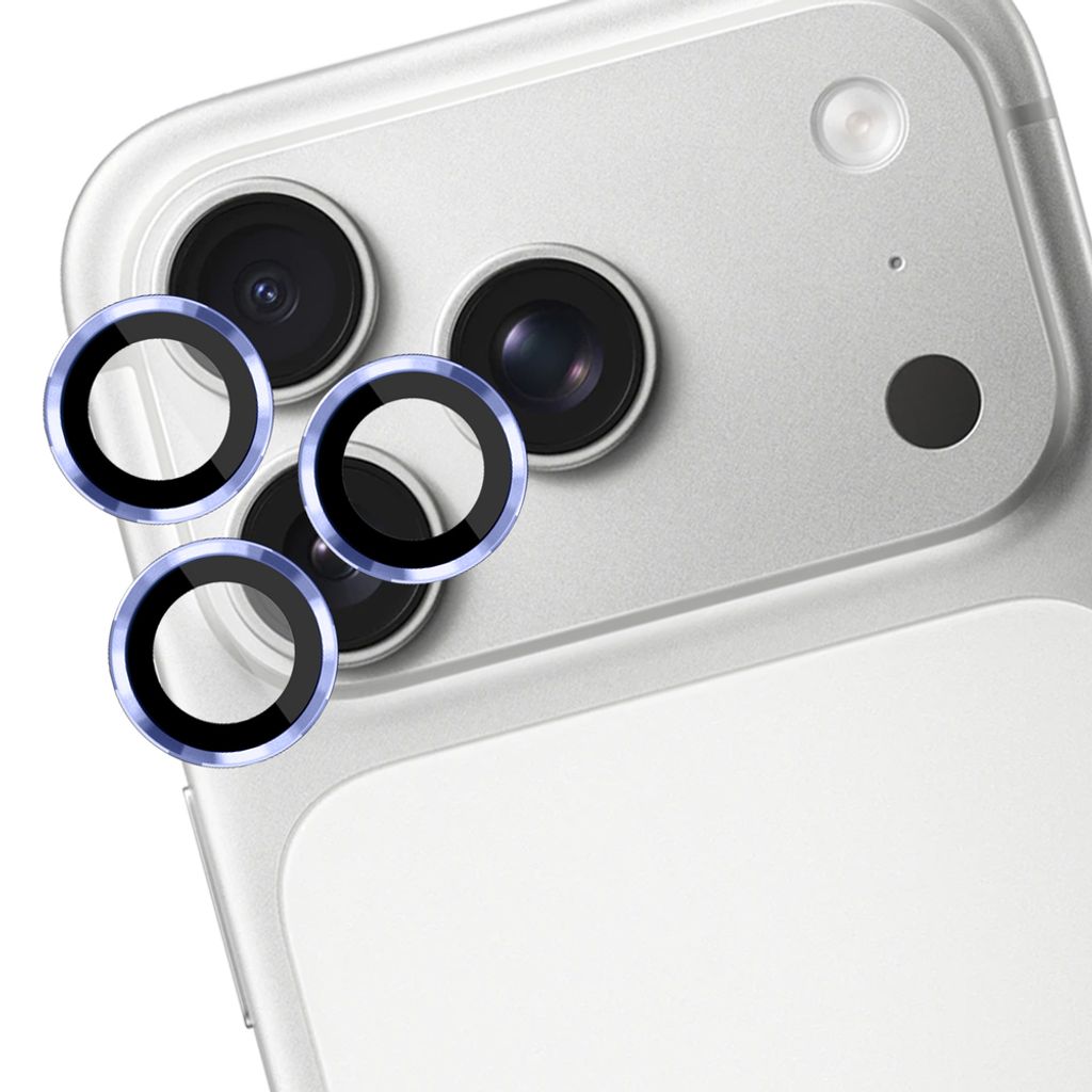 3mk Lens Protection Pro Linsebeskyttelse till iPhone 18 Pro/18 Pro Max - Lyseblå
