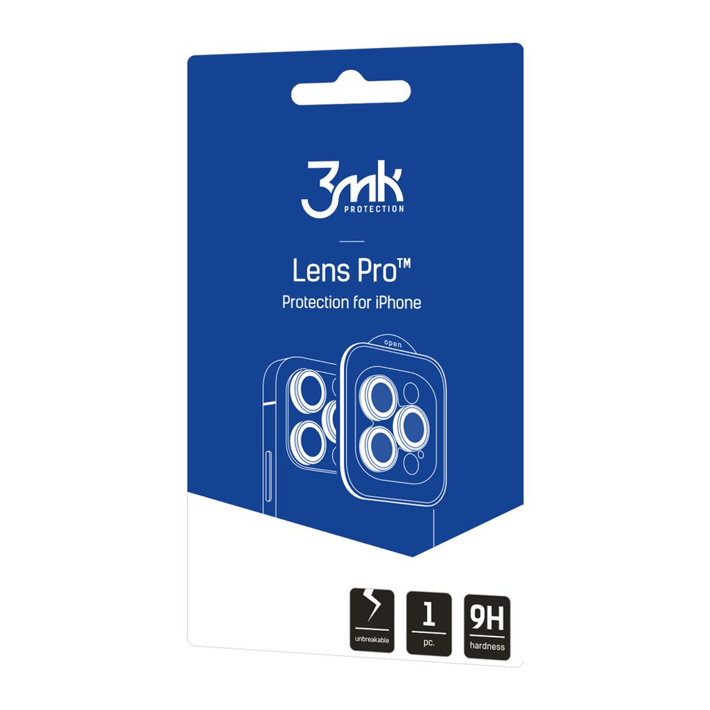 3mk Lens Protection Pro Linsebeskyttelse till iPhone 18 Pro/18 Pro Max - Flerfarvet