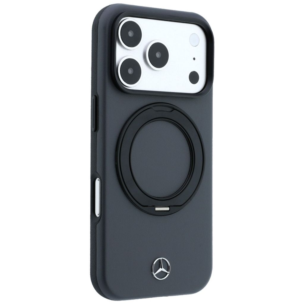 Mercedes Ring Stand MagSafe -kuori till iPhone 18 Pro/17 Pro - Harmaa
