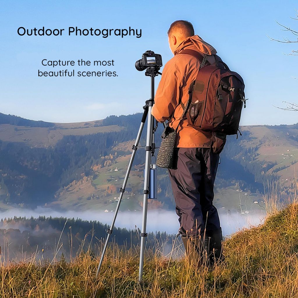 Ugreen stativ til kamera og smartphone – 175 cm – sort