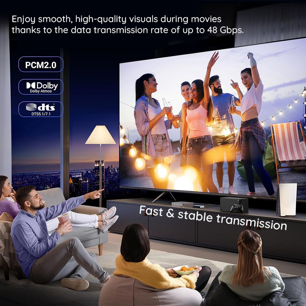 Ugreen CM624 HDMI-switch 8K - Grå