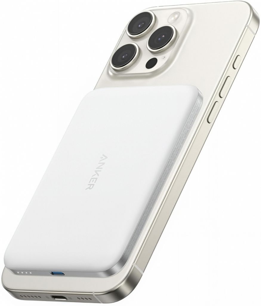 Anker Nano powerbank 5000mAh Qi2 MagSafe – vit