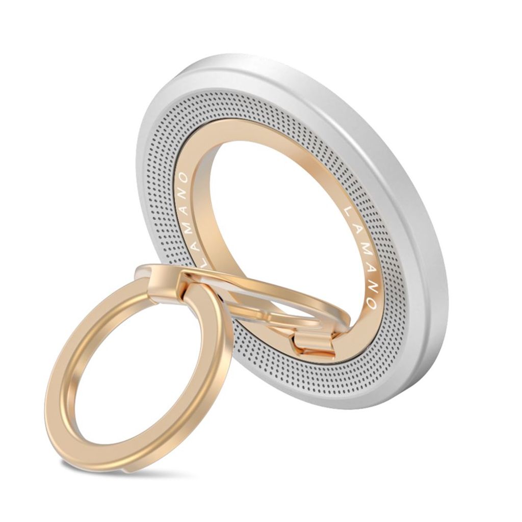 Tech-Protect MMR700 Lamano MagSafe-ringhållare till mobil – grå/guld