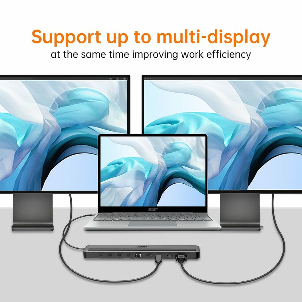Acer USB-C 13-i-1 Dokkingstasjon
