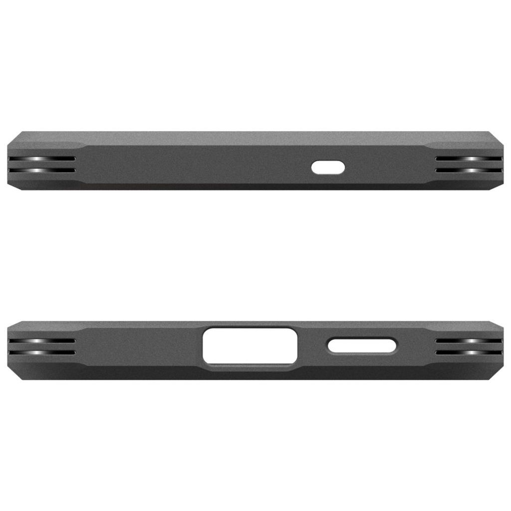 Spigen Tough Armor MagSafe Cover til Samsung Galaxy S25 FE - Sort/Gul