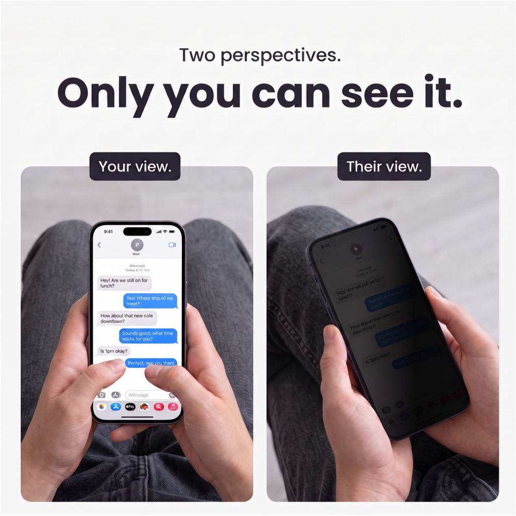 Tech-Protect Glass SPY+ Privacy -näytönsuoja 2-pakkaus iPhone 18 Pro Max/17 Pro Max:lle
