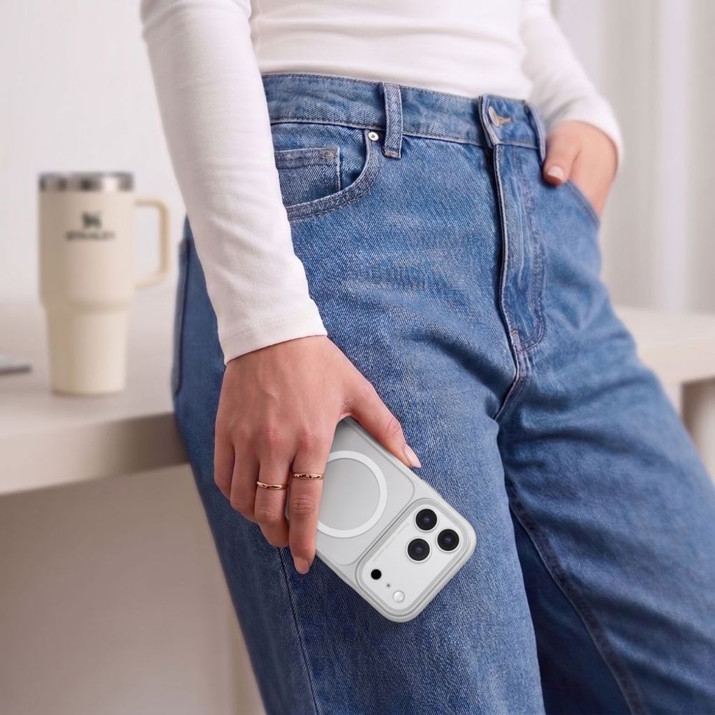 Tech-Protect MagPrime CC MagSafe -kuori iPhone 18 Pro Max:lle - Harmaa