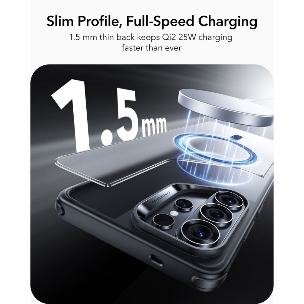 ESR Classic Hybrid MagSafe Cover til Samsung Galaxy S26 Ultra - Sort