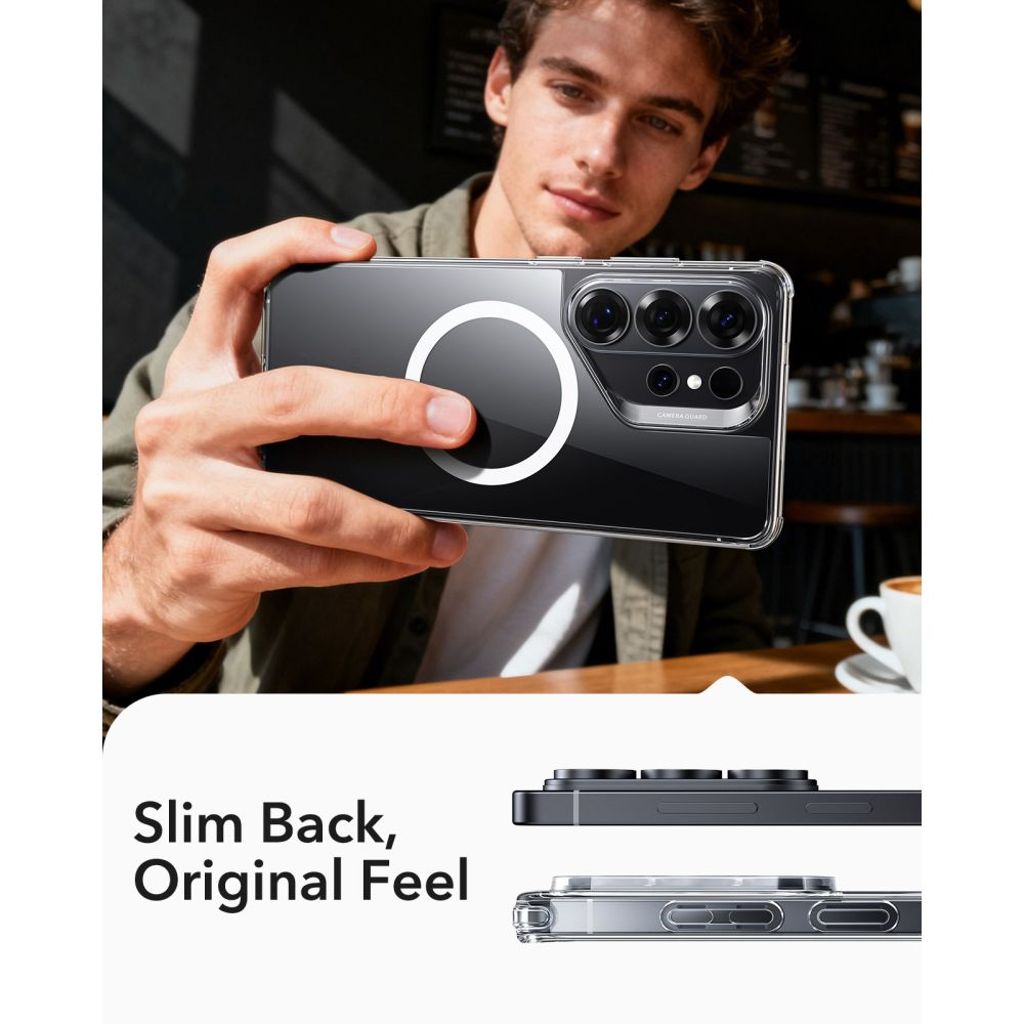 ESR Classic Hybrid MagSafe Skal till Samsung Galaxy S26 Ultra - Transparent