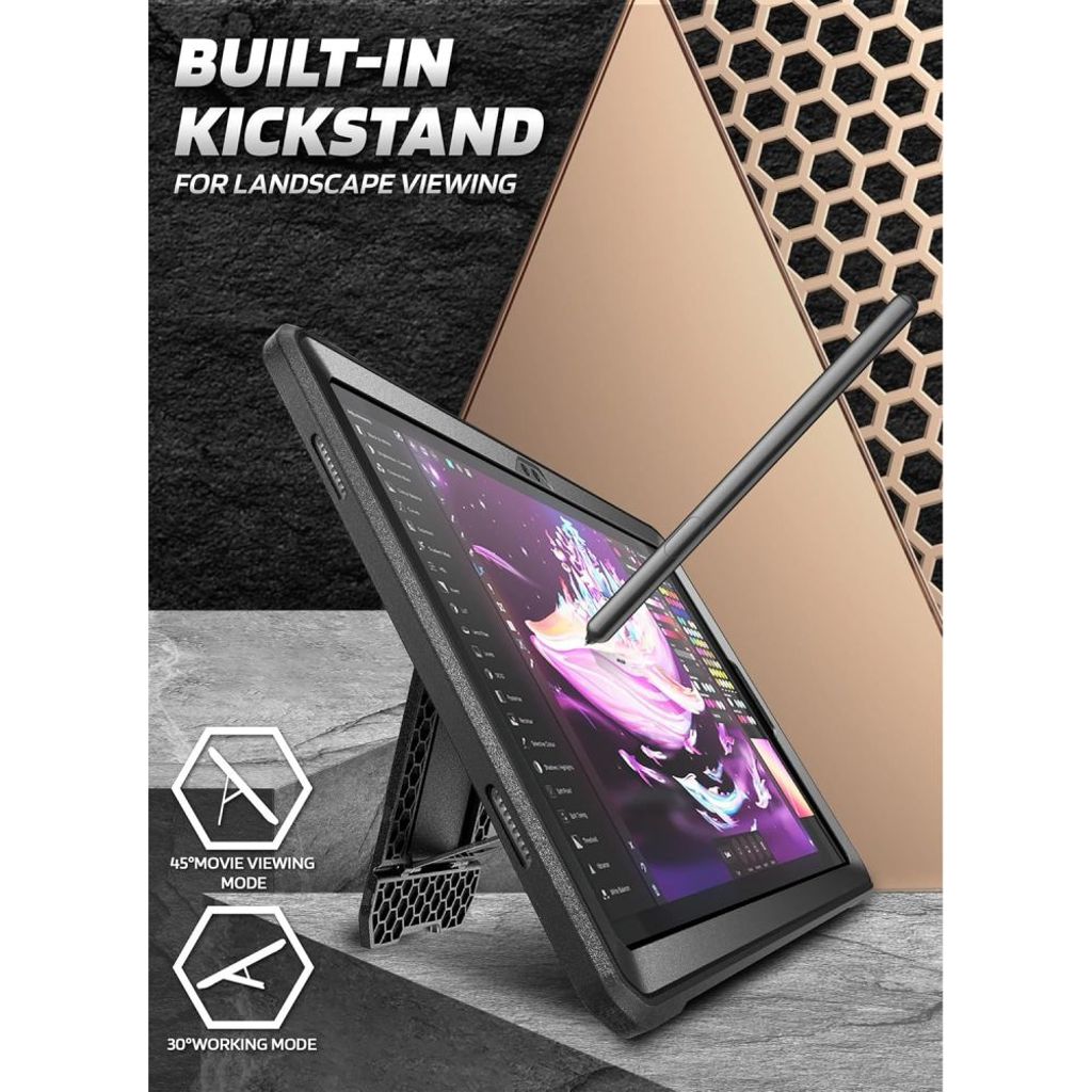 Supcase Unicorn Beetle Pro Cover til Samsung Galaxy Tab A11 Plus - Sort