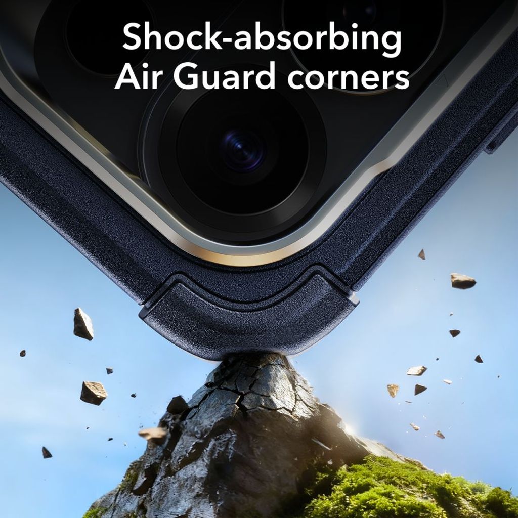 ESR Cyber Tough Kickstand MagSafe Skal till Samsung Galaxy S26 Ultra - Marinblå