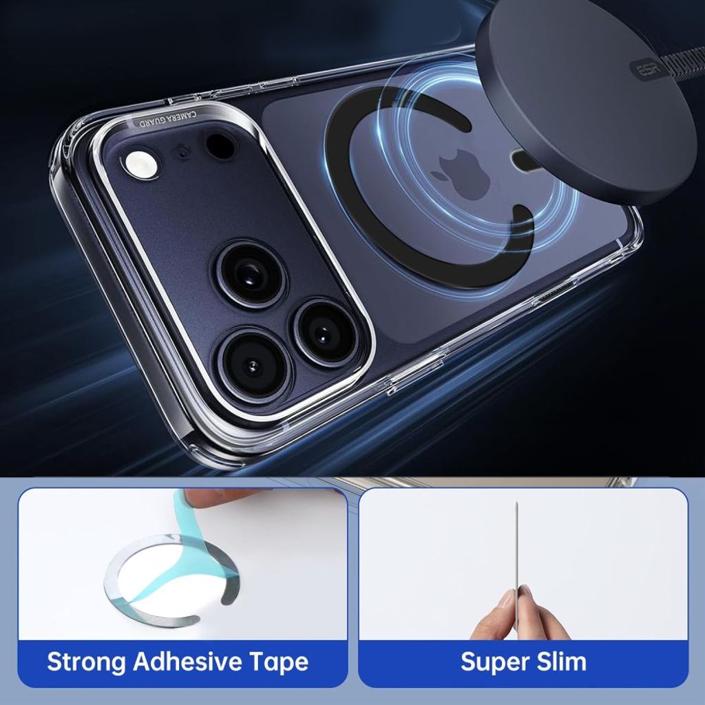 Tech-Protect MMP-200 MagSafe magnetring – Svart