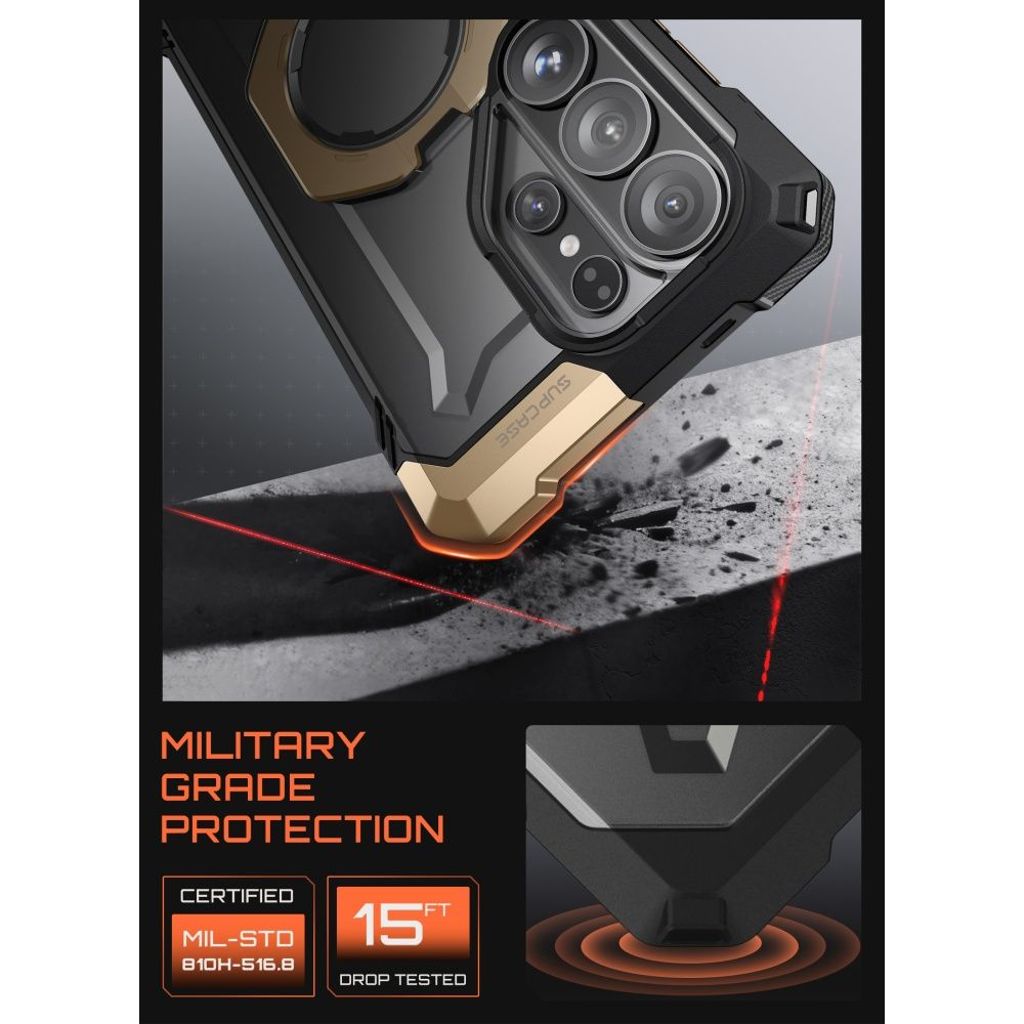 Supcase UB Grip MagSafe Skal till Samsung Galaxy S26 Ultra - Svart/Brun