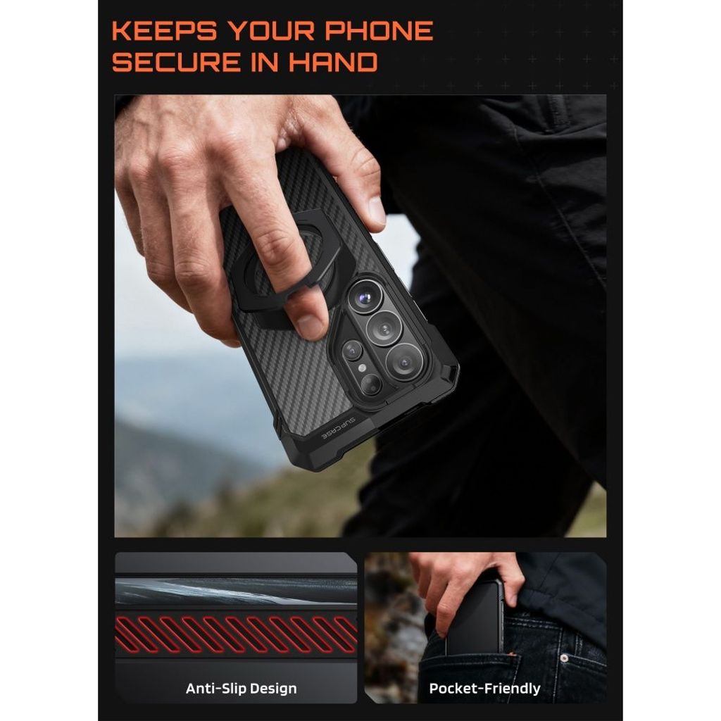 Supcase UB Grip MagSafe Skal till Samsung Galaxy S26 Ultra - Svart