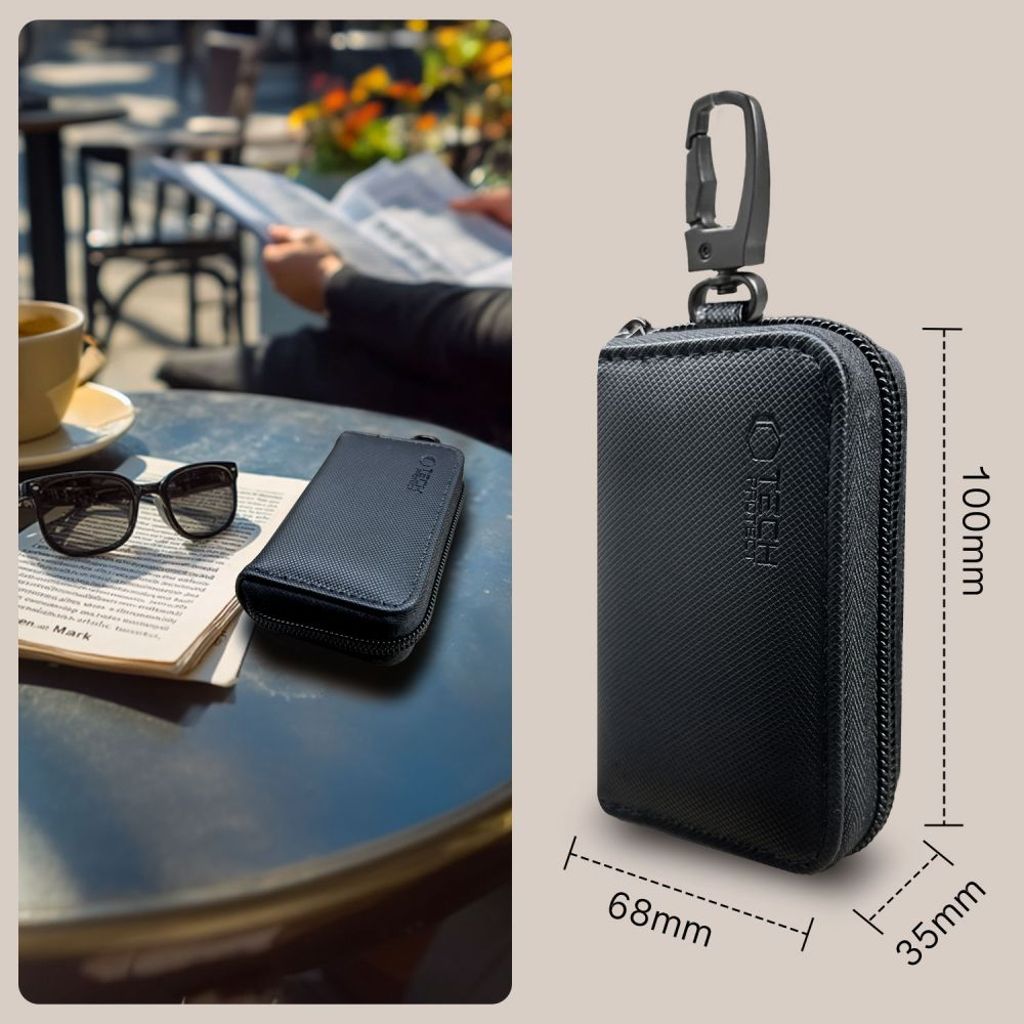 Tech-protect KLR300 anti-stöld bilnyckelfodral – svart