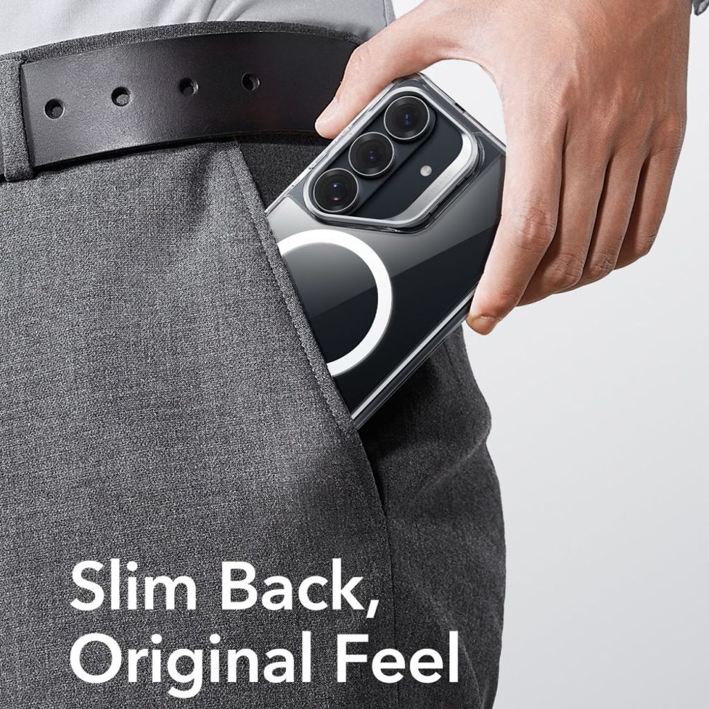 ESR Classic Hybrid Kickstand MagSafe Cover til Samsung Galaxy S26 - Gennemsigtig