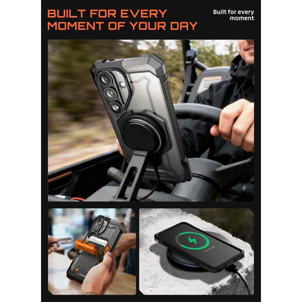 Supcase UB Grip MagSafe Cover til Samsung Galaxy S26 - Sort