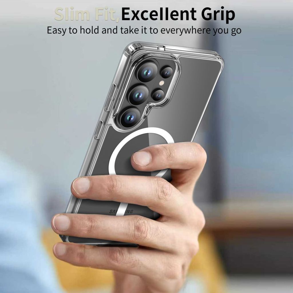 Tech-Protect FlexAir Hybrid MagSafe Cover til Samsung Galaxy S26 Ultra - Gennemsigtig