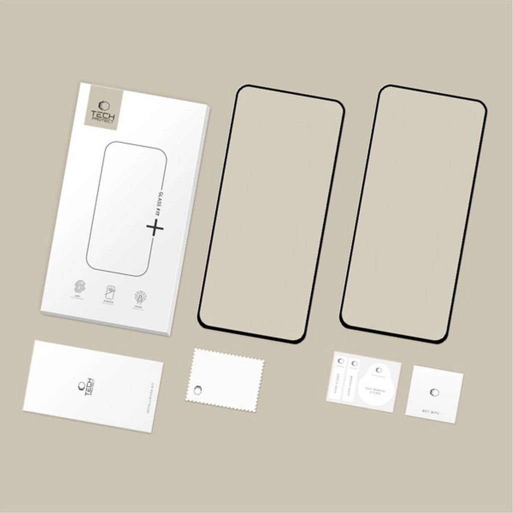 Tech-Protect Glass Fit+ 2-pack Screen Protector for Samsung Galaxy S25 FE