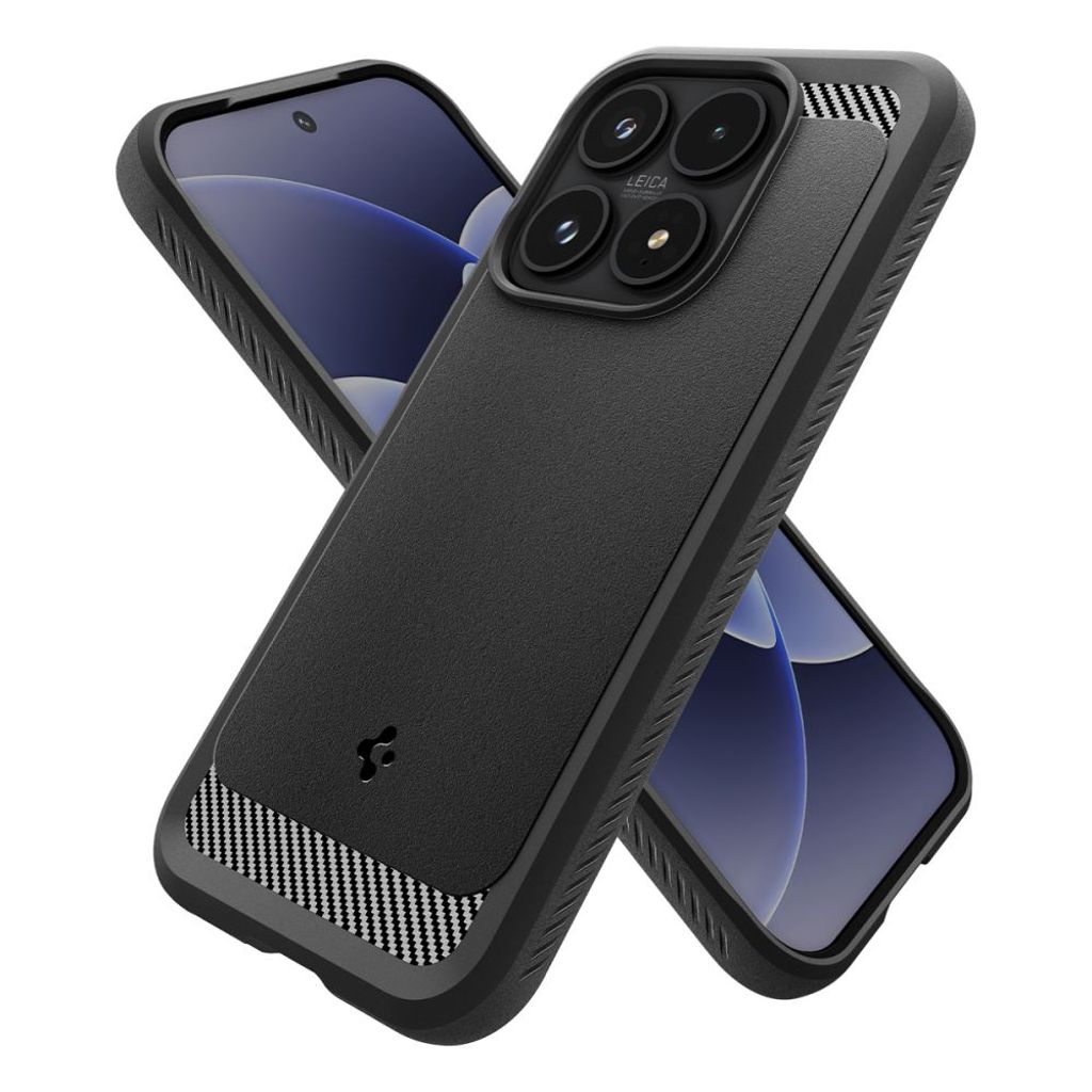 Spigen Rugged Armor Deksel til Xiaomi 17 - Svart