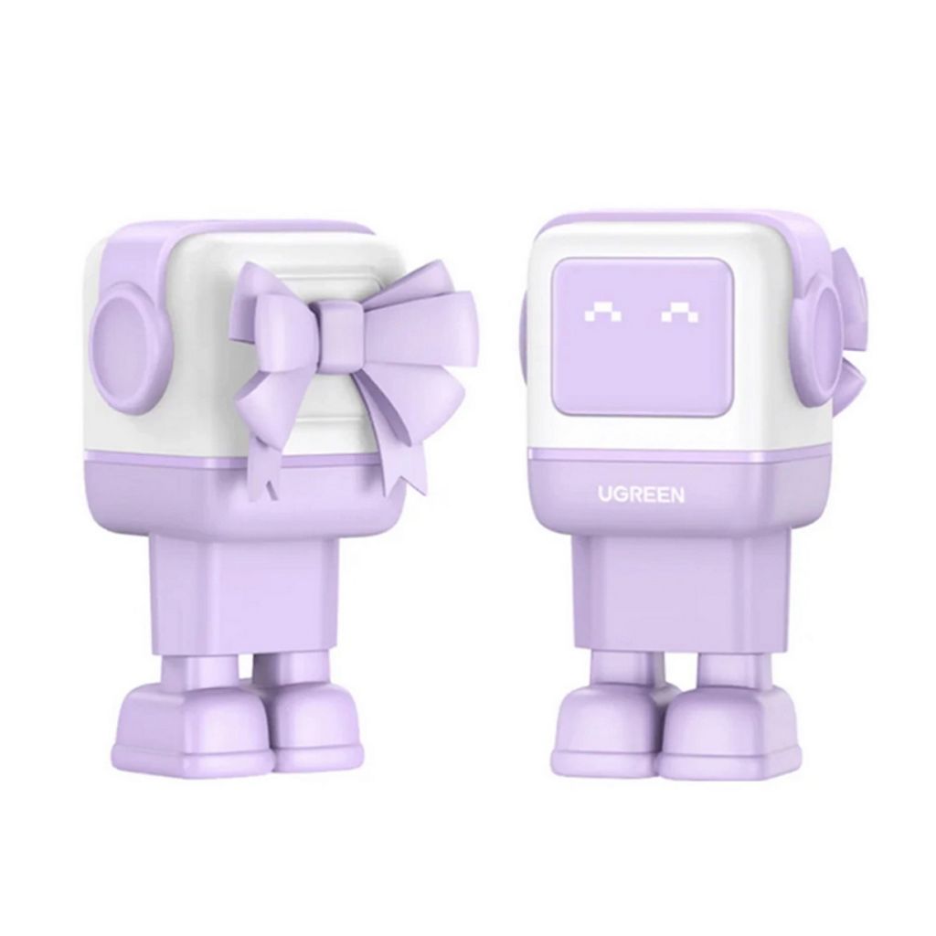 UGREEN Uno GaN Vegglader 65W PD USB-C/USB-A – Lilla