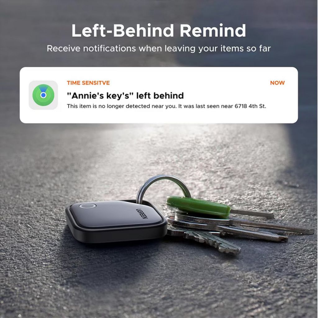 Ugreen SmartTag CM816 til iOS / Apple Find My – grå