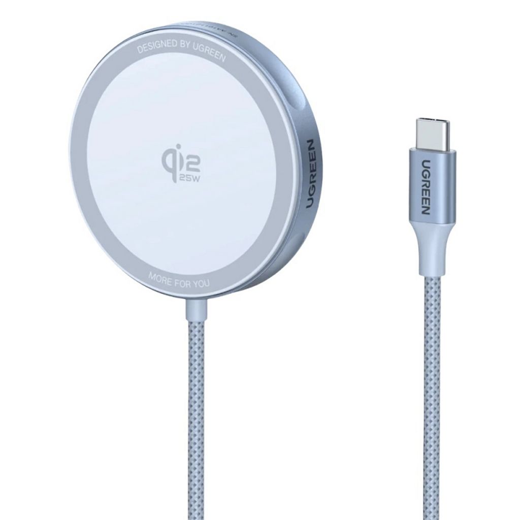 UGREEN trådløs lader MagFlow 25W, 1,5m – blå