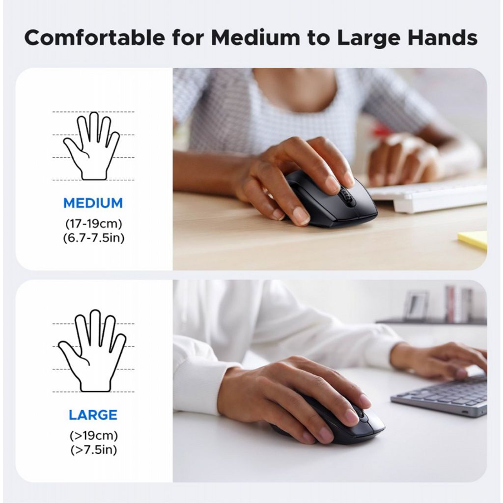 Ugreen M511 trådlös mus – svart