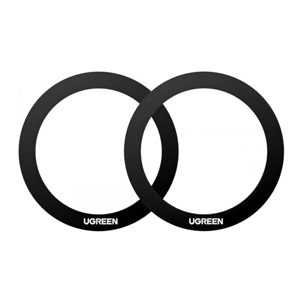 UGREEN LP428 Metalring til Smartphone, 2-pak – Sort
