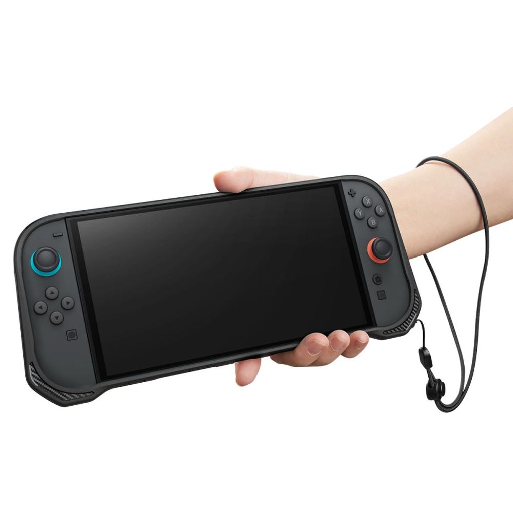 Spigen Rugged Armor-cover til Nintendo Switch 2 - Matsort