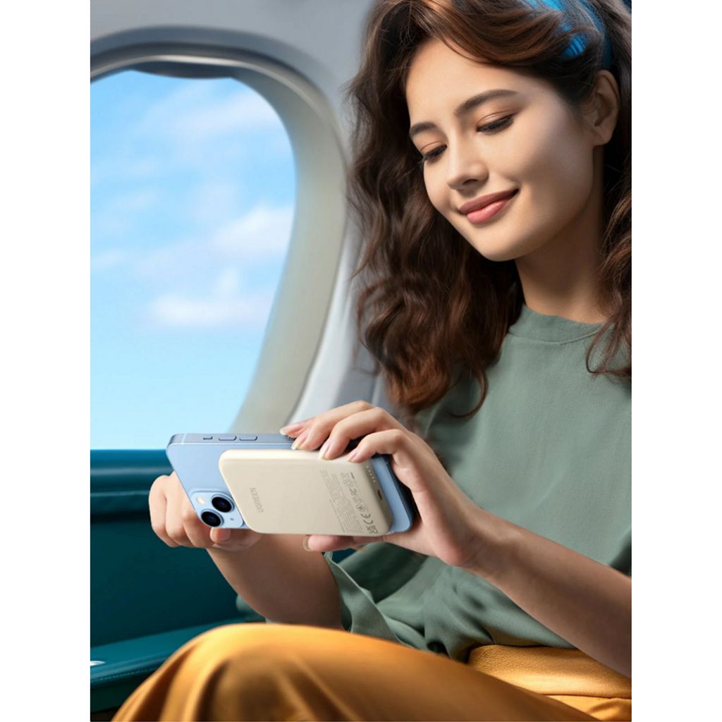 UGREEN PB560 Trådlös Powerbank 5000mAh – beige