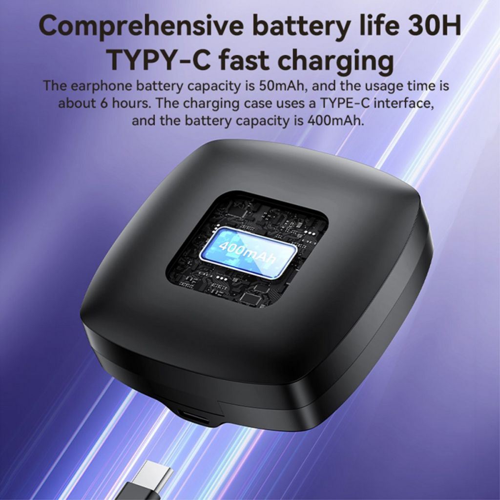 Yesido YSP19 trådlösa hörlurar open-ear – svart