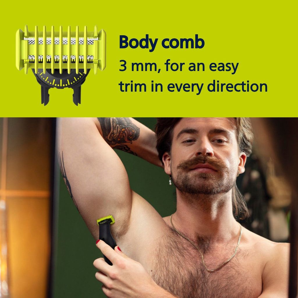 Philips OneBlade Pro 360 Face & Body QP6507/23 – Sähköparranajokone