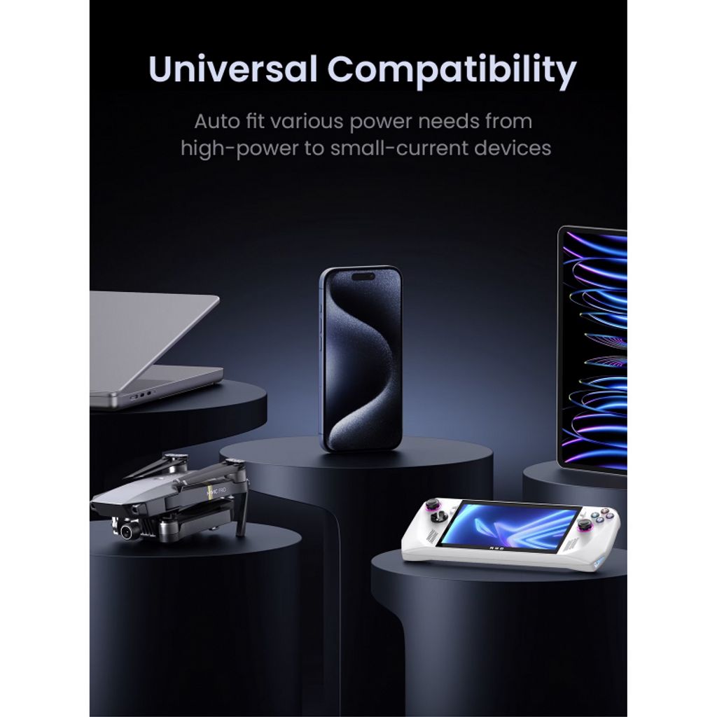 UGREEN PB770 powerbank 48000mAh 300W – grå