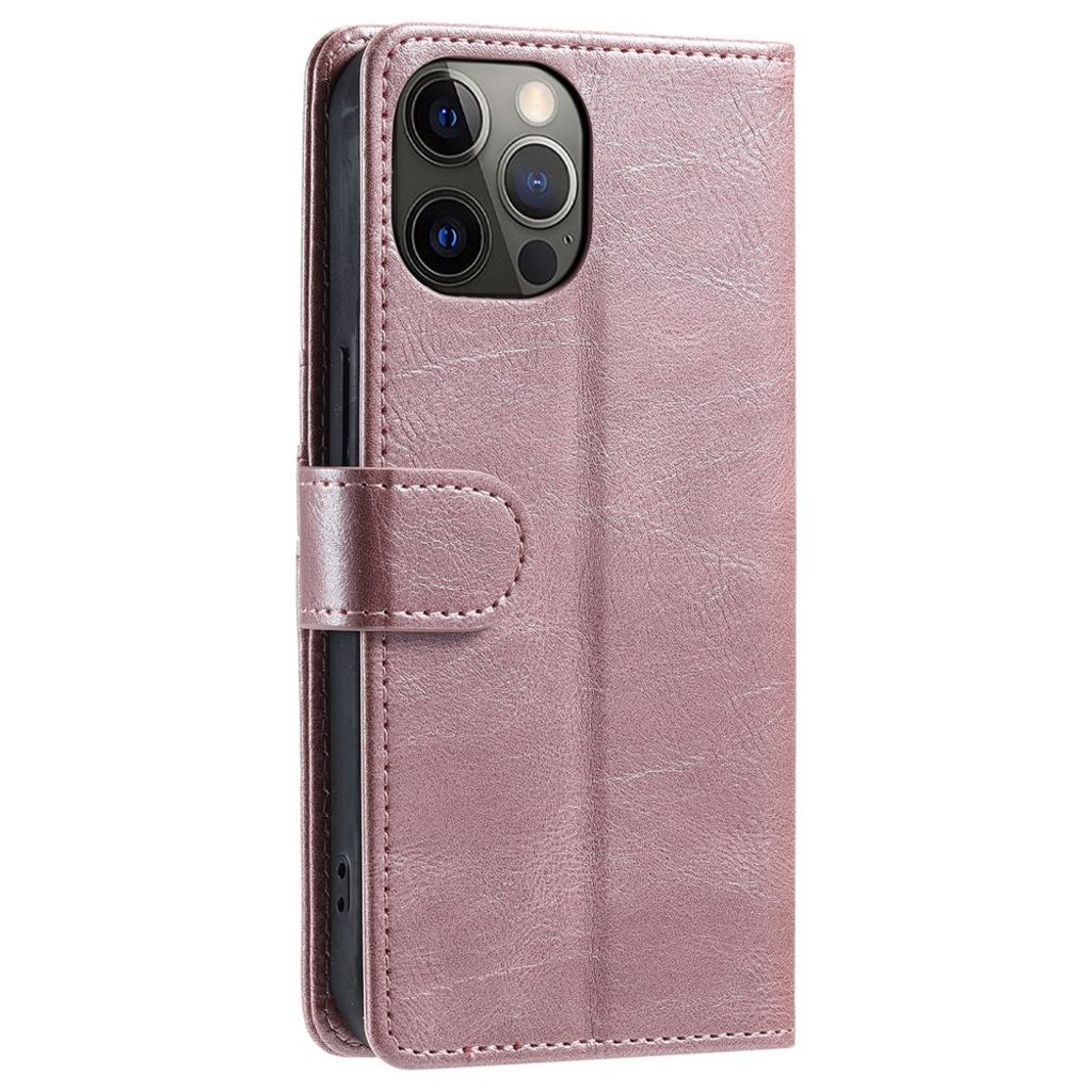 iPhone 12 Pro Max Etui med Kortplads - Rose guld