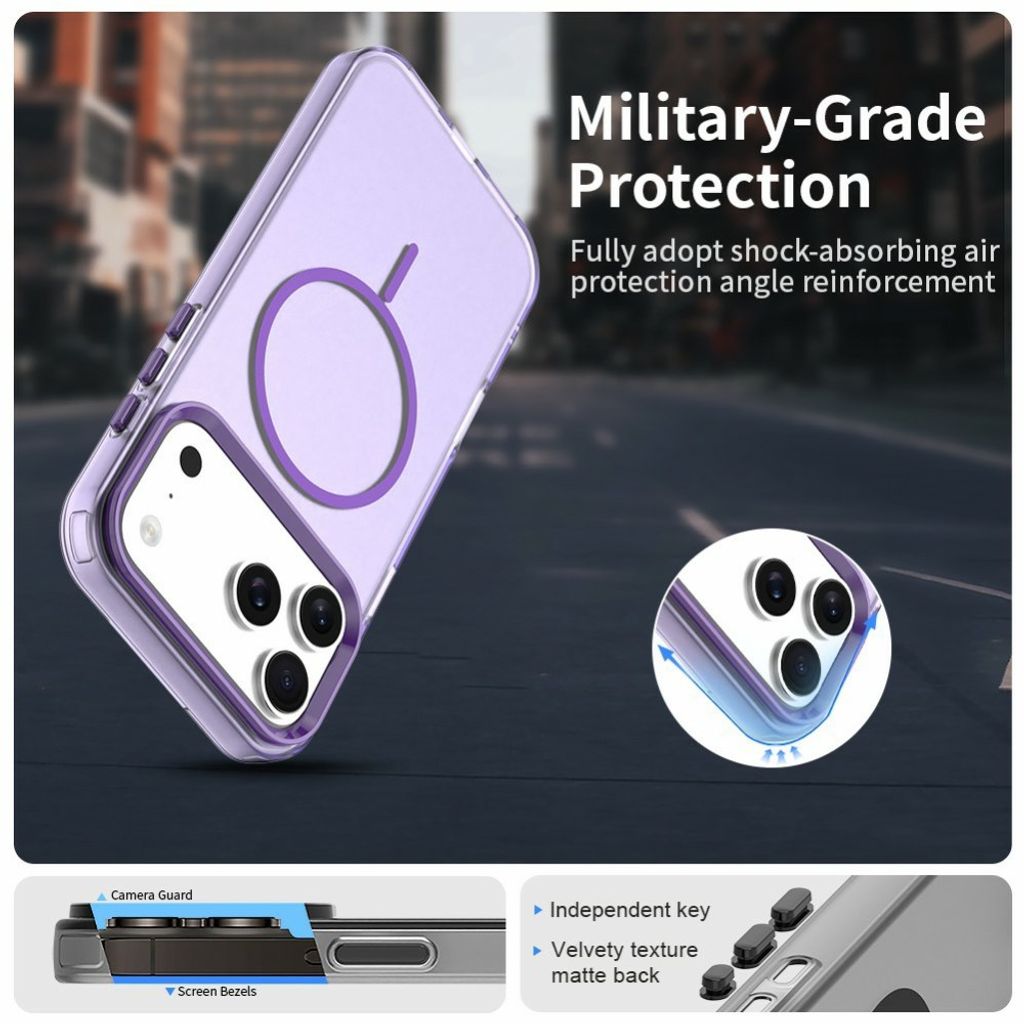 iPhone 18 Pro Max/17 Pro Max MagSafe Skal - Lila