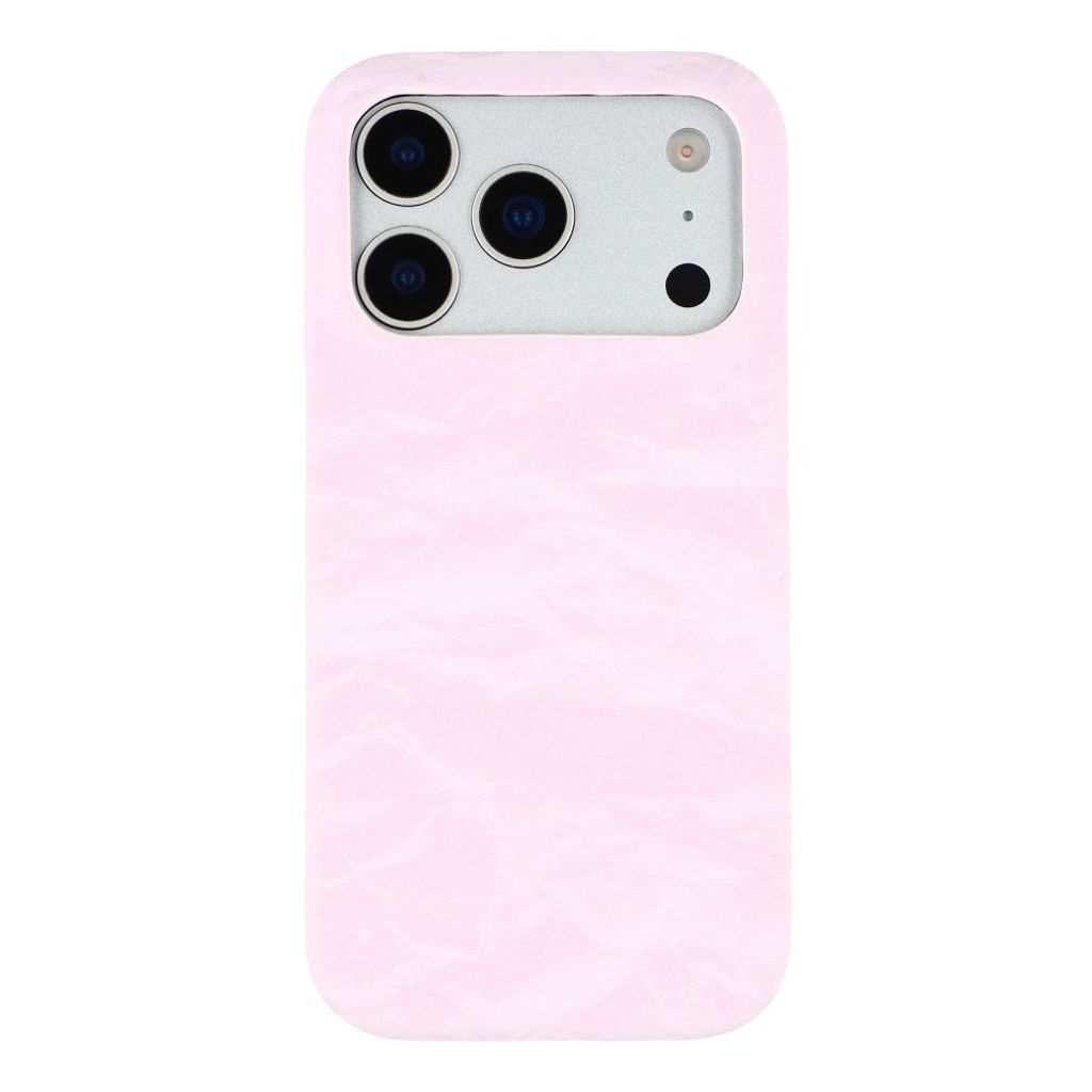 **iPhone 18 Pro Max/17 Pro Max-deksel med fløyelsutseende – rosa**