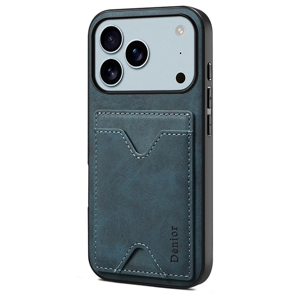 DENIOR iPhone 17 Pro Max Case with Stand - Blue