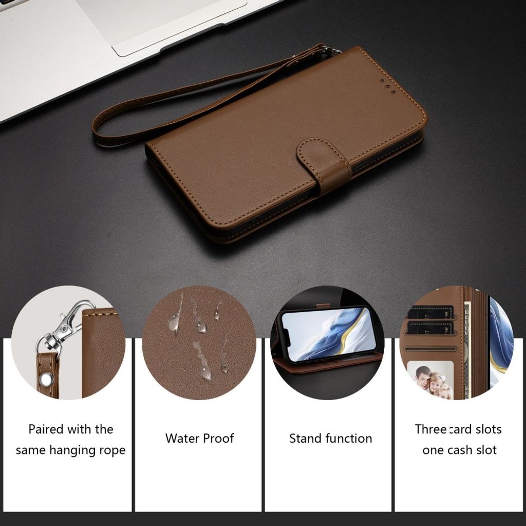 Xiaomi 17T Pro Lompakkokotelo - Ruskea