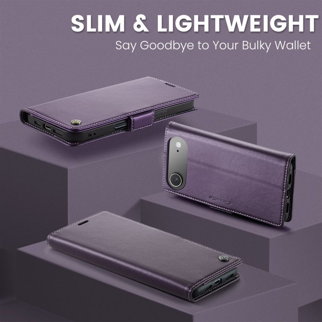 CASEME iPhone Air Etui med Kortspor - Lilla