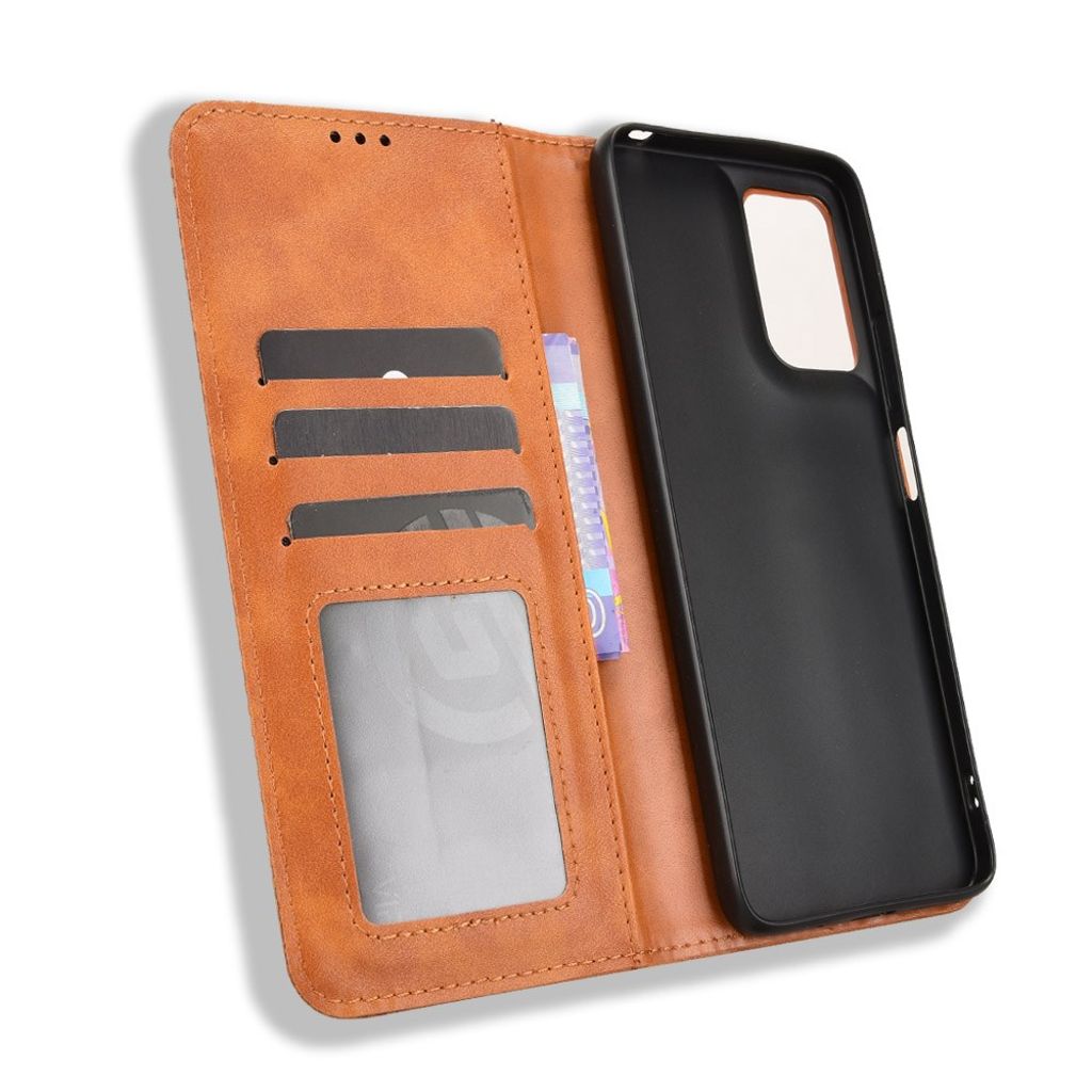 Motorola Moto G06 Power 4G / G06 4G Wallet Cover with Stand – Brown