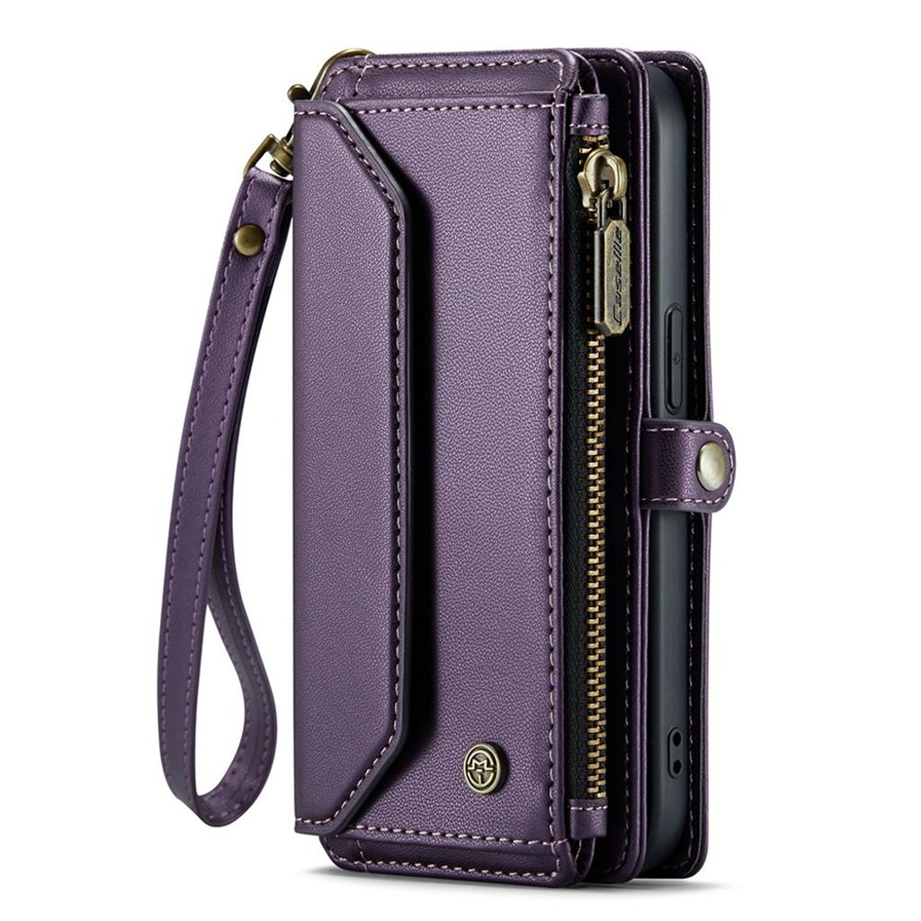 CASEME iPhone 15 Plus Etui med 10 Kortplads - Lilla