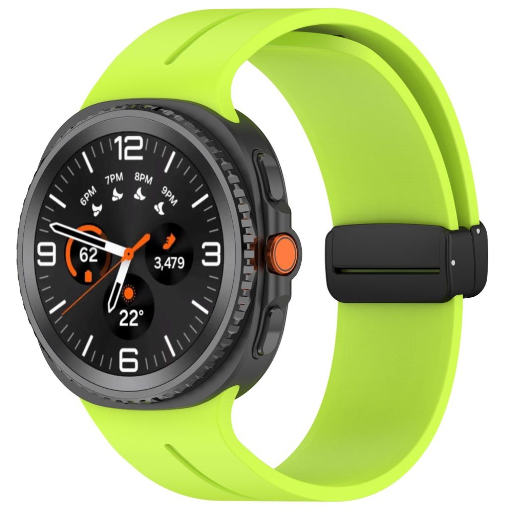 Samsung Galaxy Watch8 44 mm Kellonranneke, Silikoni - vaaleanvihreä