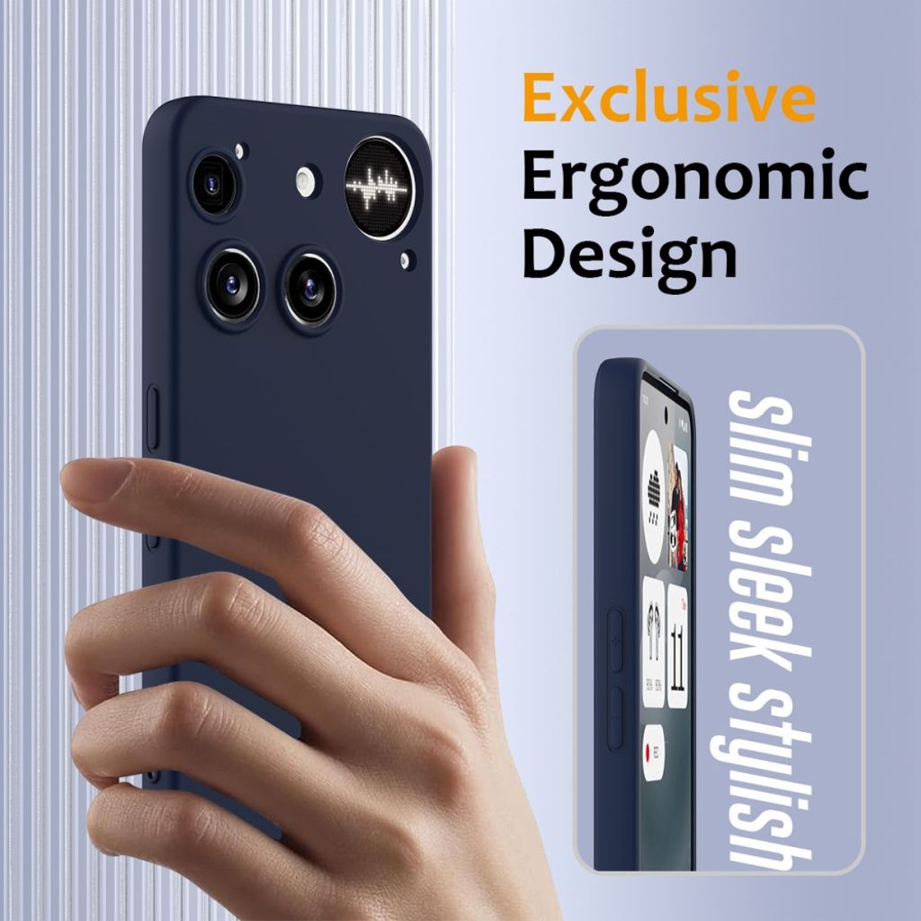 Nothing Phone (3) 5G Liquid Silicone MagSafe Compatible Case - Dark Blue